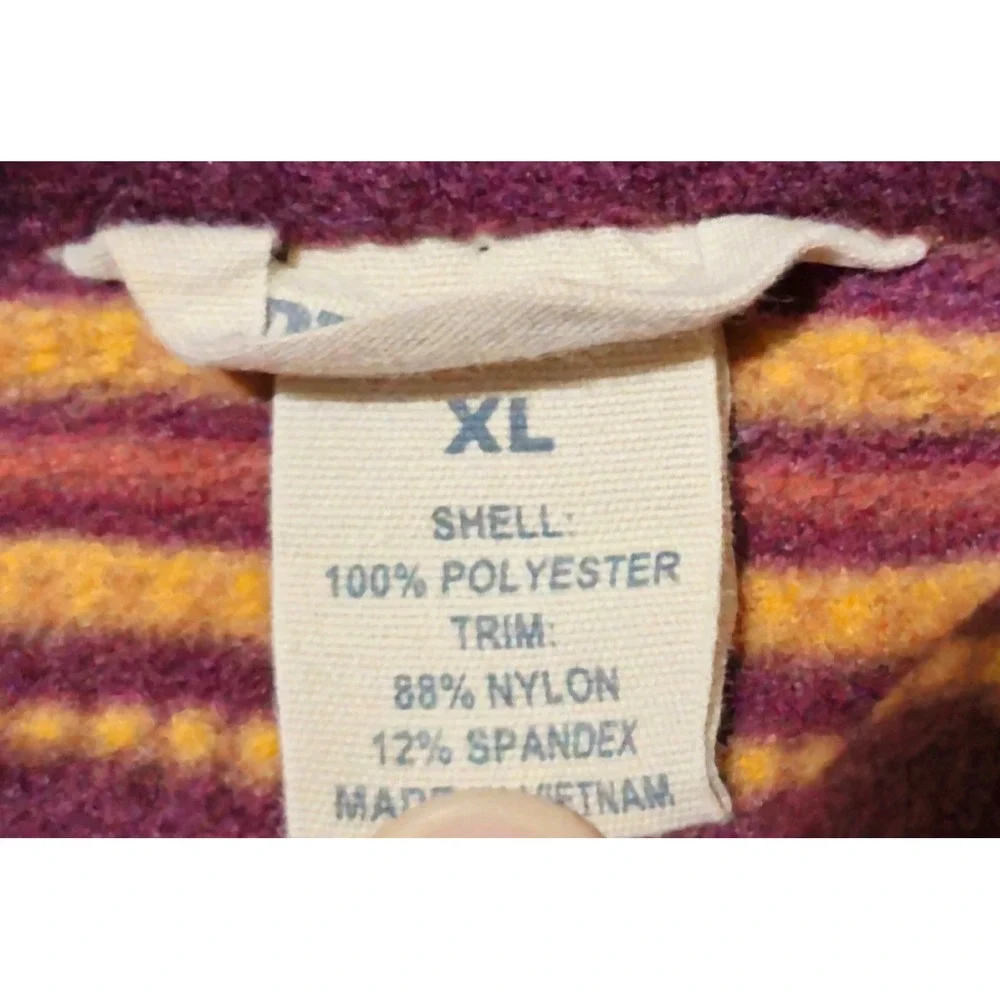 Duluth Trading Pullover Men XL Aztec Navajo Snap Fleece Sweatshirt Sweater - Picture 4 of 8